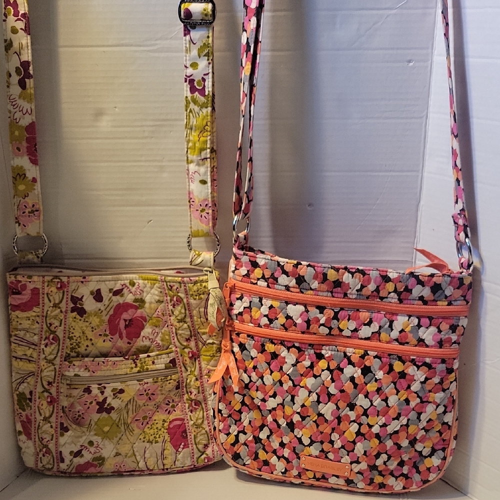 Two Vera Bradley Crossbody Bags Bundle